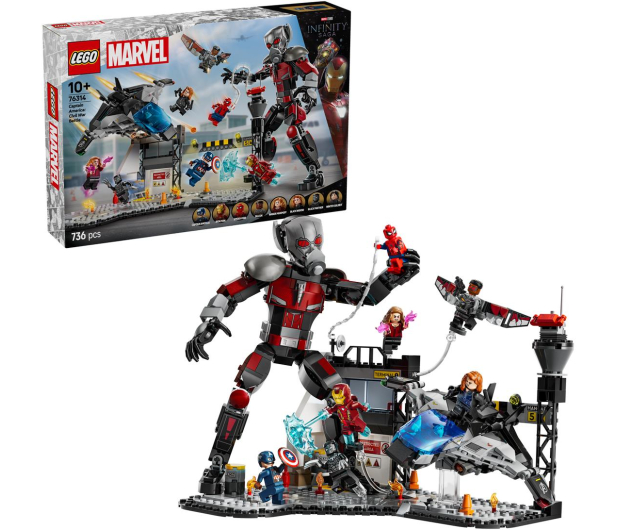 LEGO Marvel 76314 Kapitan Ameryka: Wojna bohaterów - 1284241 - zdjęcie 2